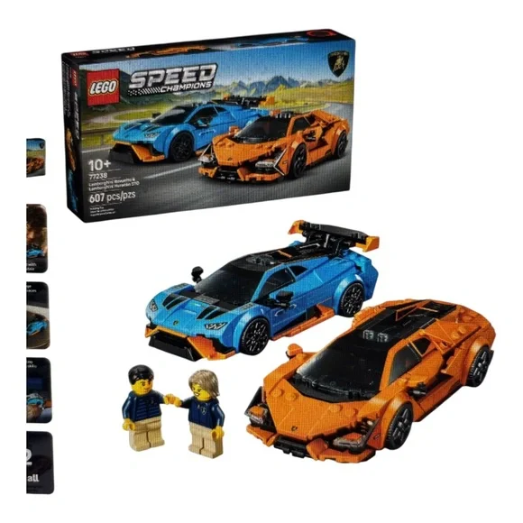 LEGO Speed Champions Lamborghini Revuelto & Huracán STO Cars 77238 Ages 10 + - Picture 2 of 3